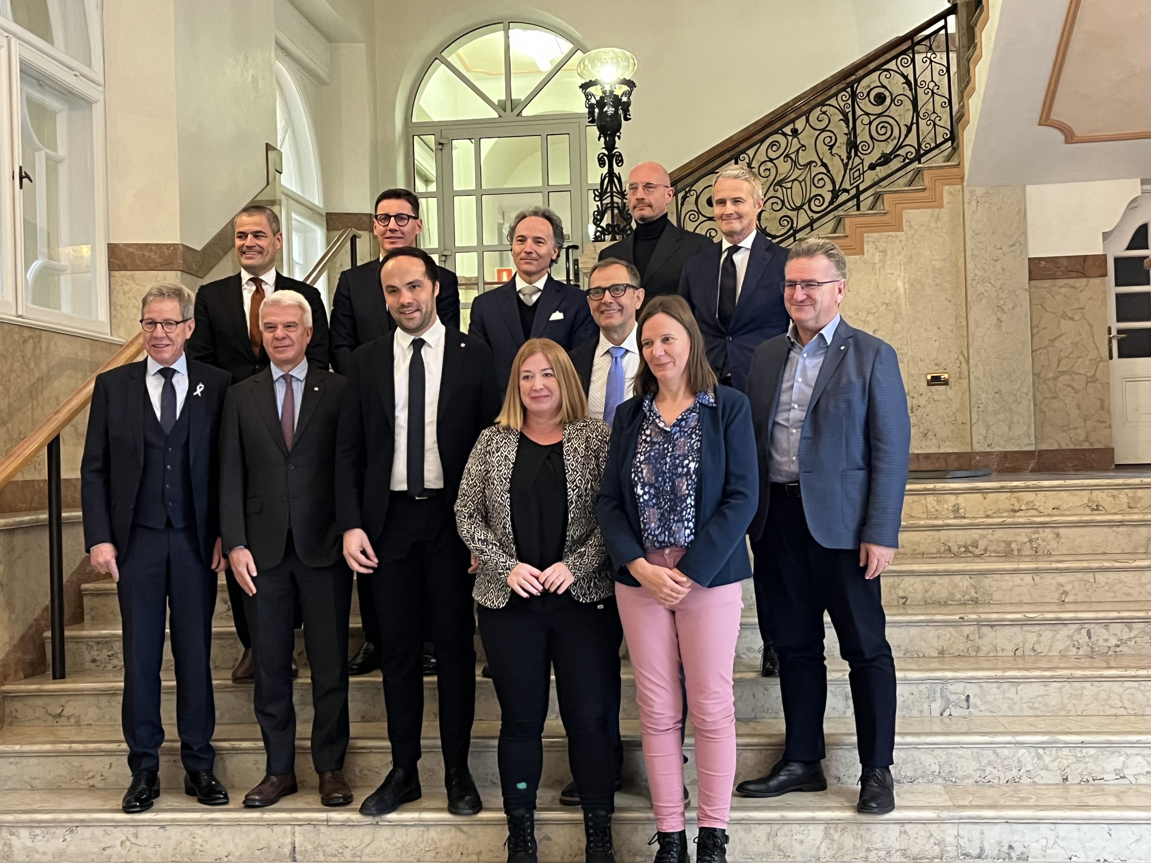 Assesore Achammer, dott. Schöpf, Sergio Lovecchio